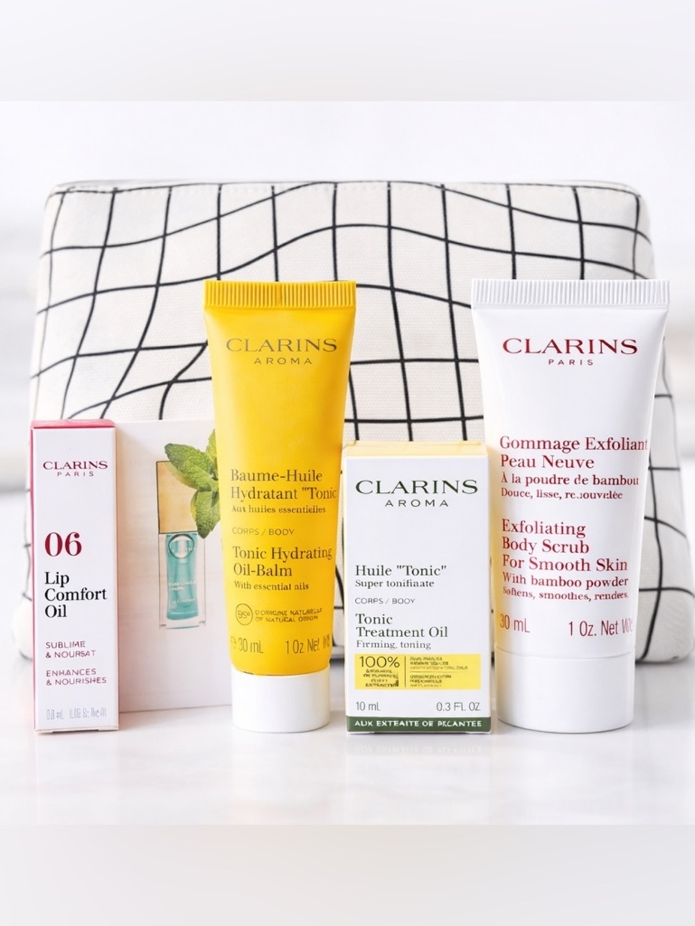 Clarins Skincare & Beauty Bundle (Travel Size / Minis) – New